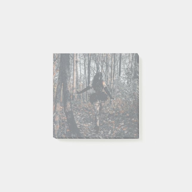 Clownin' in the woods post-it block (Framsida)