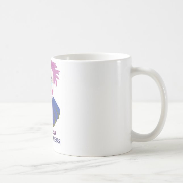 Clownism ansikte dina skräck kaffemugg (Höger)