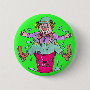 Clownkapriset knäppas klämmer fast emblem knapp