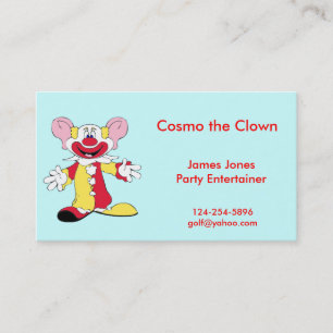 Clownkort Visitkort