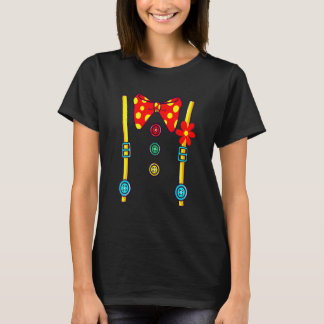 Clownkostym Halloween Vintage Flickor Pojkar Kvinn T Shirt