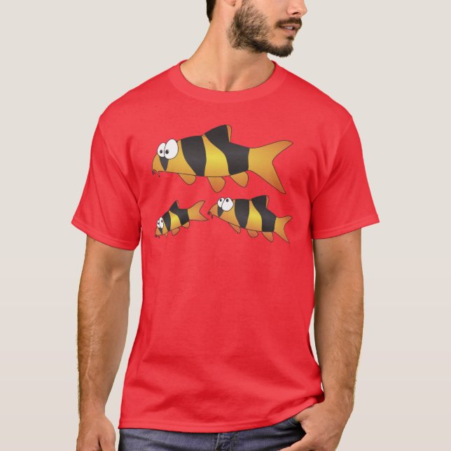Clownloachfamilj Tee Shirt (Framsida)