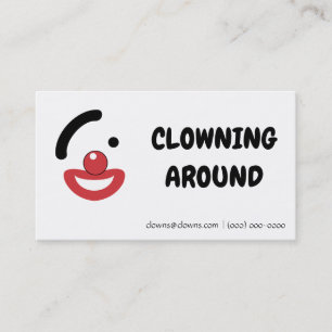 Clownlogotyper Visitkort