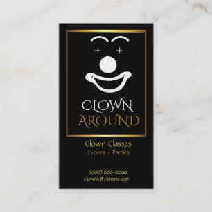 Clownlogotypmall Visitkort