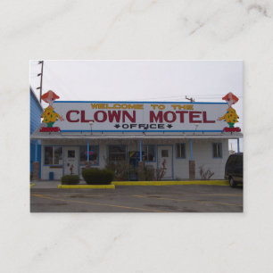 Clownmotell Visitkort