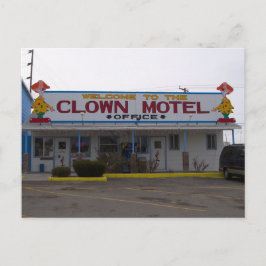 Clownmotell Vykort