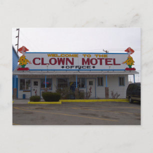 Clownmotell Vykort