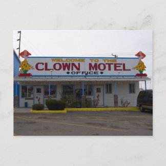 Clownmotell Vykort