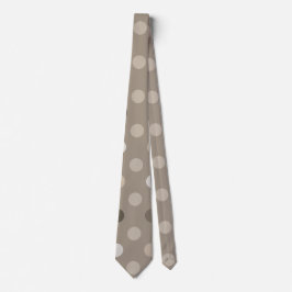 Clownpartajties_earthtones på beige slips
