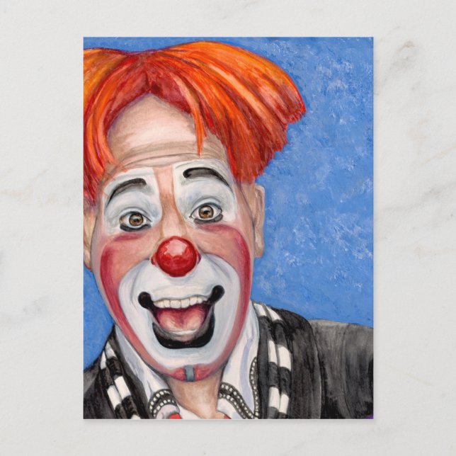 ClownRyan hårkammar Vykort (Framsida)