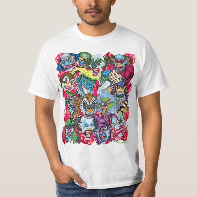 CLOWNS-ALL-OVER T-SHIRT (Framsida)
