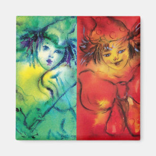 CLOWNS COLLECTION/Venetian Masquearde Boll Magnet