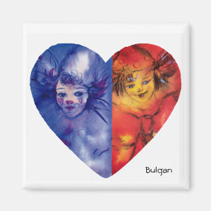 CLOWNS COLLECTION/Venetian Masquearde Boll Magnet