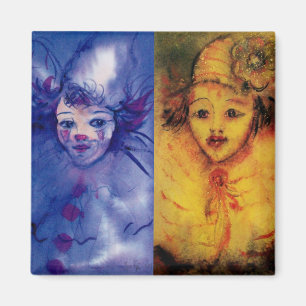 CLOWNS COLLECTION/Venetian Masquearde Boll Magnet