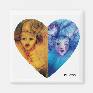 CLOWNS COLLECTION/Venetian Masquearde Boll Magnet