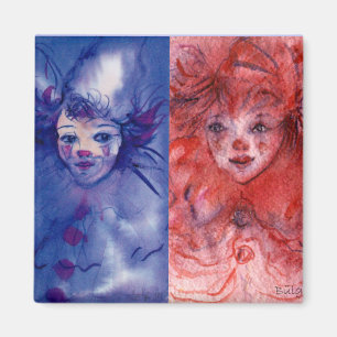 CLOWNS COLLECTION/Venetian Masquearde Boll Magnet