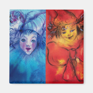 CLOWNS COLLECTION/Venetian Masquearde Boll Magnet