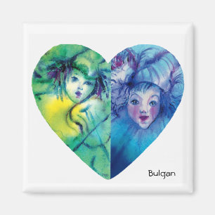 CLOWNS COLLECTION/Venetian Masquearde Boll Magnet