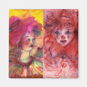 CLOWNS COLLECTION/Venetian Masquearde Boll Magnet