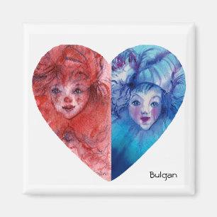 CLOWNS COLLECTION/Venetian Masquearde Boll Magnet