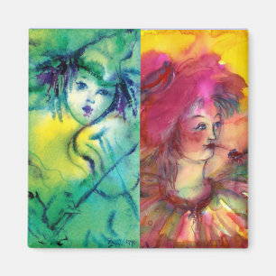 CLOWNS COLLECTION/Venetian Masquearde Boll Magnet