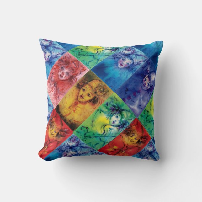 CLOWNS COLLECTION/Venetian MasqueraAnsikte Kudde (Framsida)