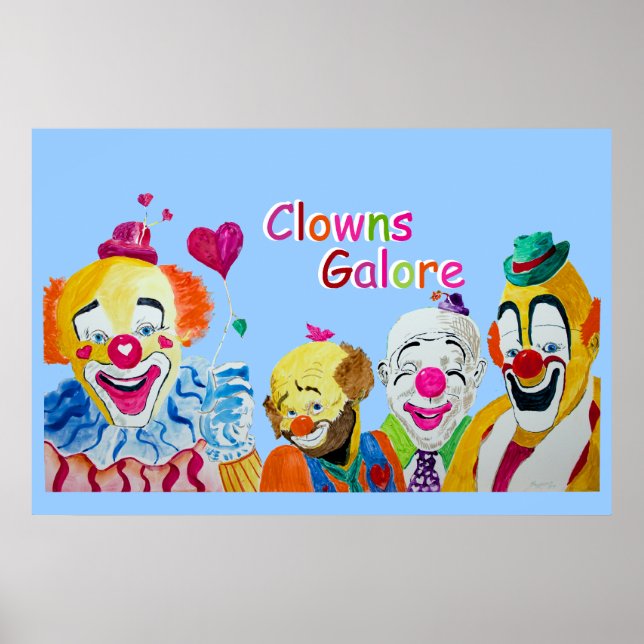 Clowns Galore Poster (Framsidan)