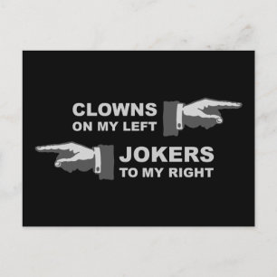 Clowns & Jokers Vykort