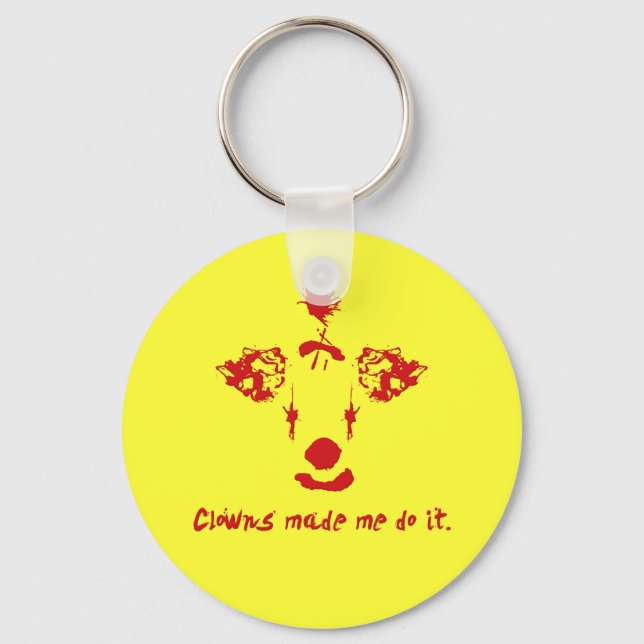 Clowns Made Me Do It Nyckelring (Framsida)