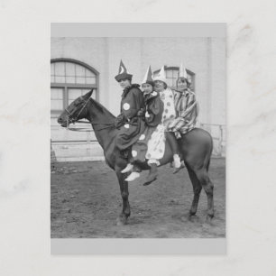 Clowns on a Horse, 1915 Vykort