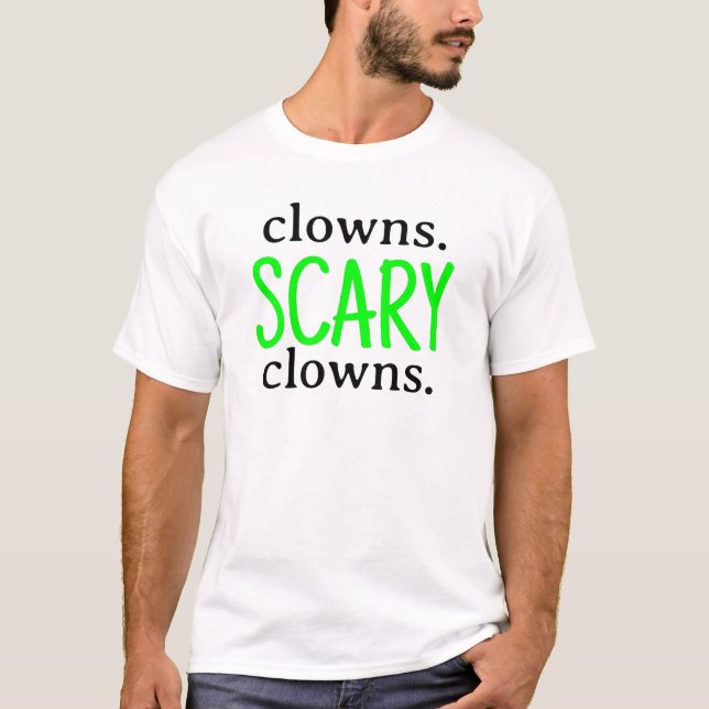 Clowns Scary Clowns Aphantasia aphant T-Shirt (Framsida)