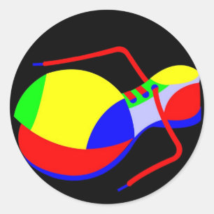 Clown's Shoe Runt Klistermärke