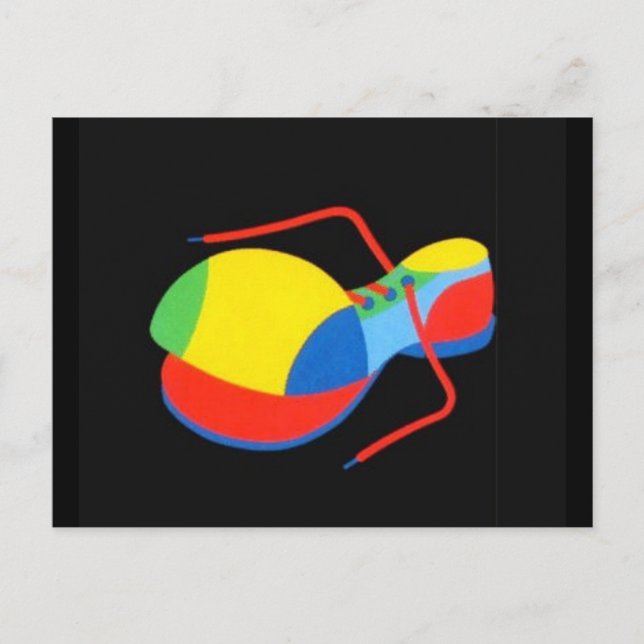 Clown's Shoe Vykort (Framsida)