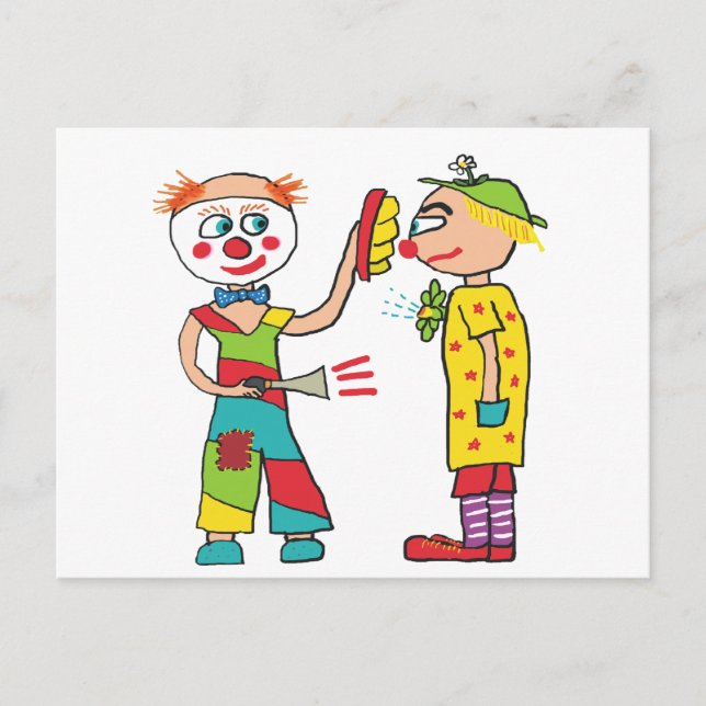 Clowns Vykort (Framsida)