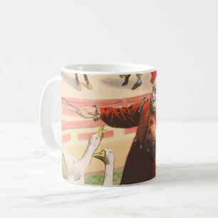 Clowns with Performing Geese, Tuppar och Donkey. Kaffemugg