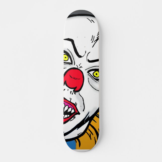 clownskateboard mini skateboard bräda 18,7 cm (Framsida)