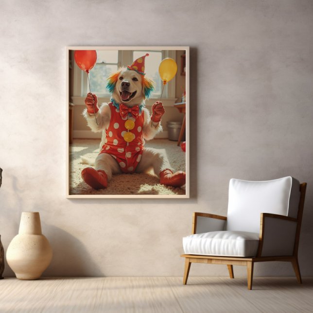 Clownskor, peruk, vicka, repetera: Boop Poster (Skapare uppladdad)