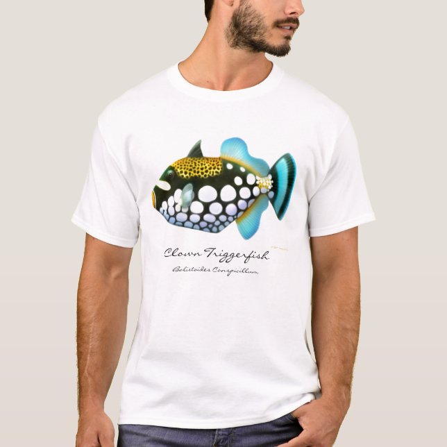 ClownTriggerfishT-tröja T-shirt (Framsida)
