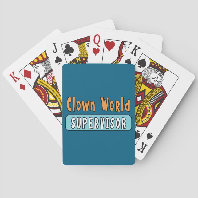 Clownvärldschef Casinokort (Baksidan)