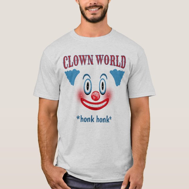 Clownvärldsuppehälle i den Amerika utslagsplatsen T Shirt (Framsida)