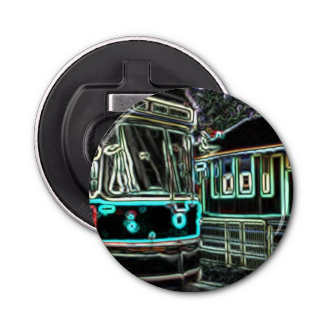 CLRV Neon vid öppningsanläggningen i Flaska Flasköppnare (Framsidan)