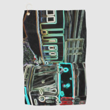 CLRV Neon vid stn Golf Towel