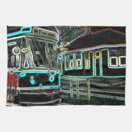 CLRV Neon vid stn Kitchen Towels Kökshandduk