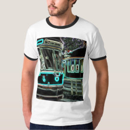 CLRV Neon vid stn Manar Basic Ringer T- Shirt T Shirt