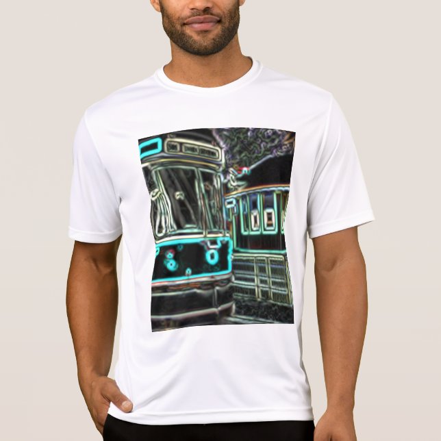 CLRV Neon vid stn Manar konkurrtor T-Shirt (Framsida)