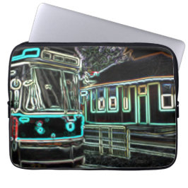 CLRV Neon vid stn Neoprene Laptop sleeve 13 tum