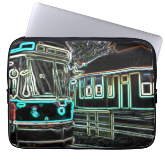 CLRV Neon vid stn Neoprene Laptop sleeve 13 tum