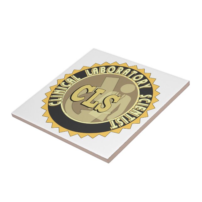 CLS-BADGE - KLINISK LABORATORIEVETENSKAP KAKELPLATTA (Sidan)