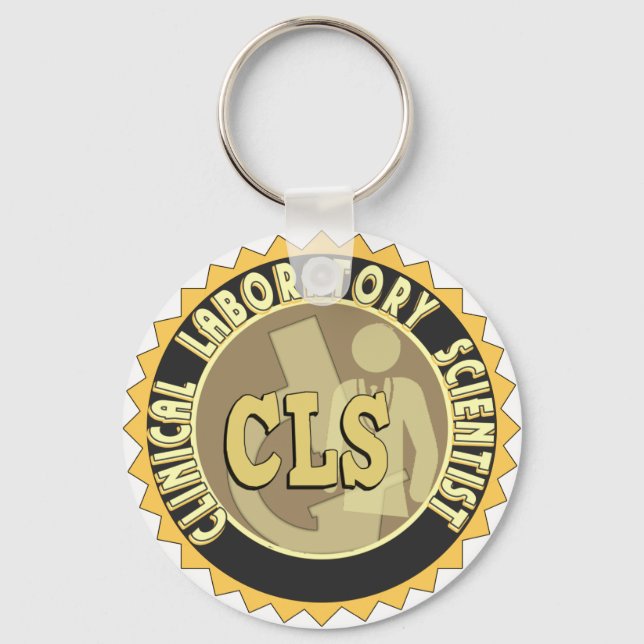 CLS-BADGE - KLINISK LABORATORIEVETENSKAP NYCKELRING (Framsida)