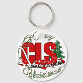 CLS CHRISTMAS Clinical Laboratory Scientist Nyckelring